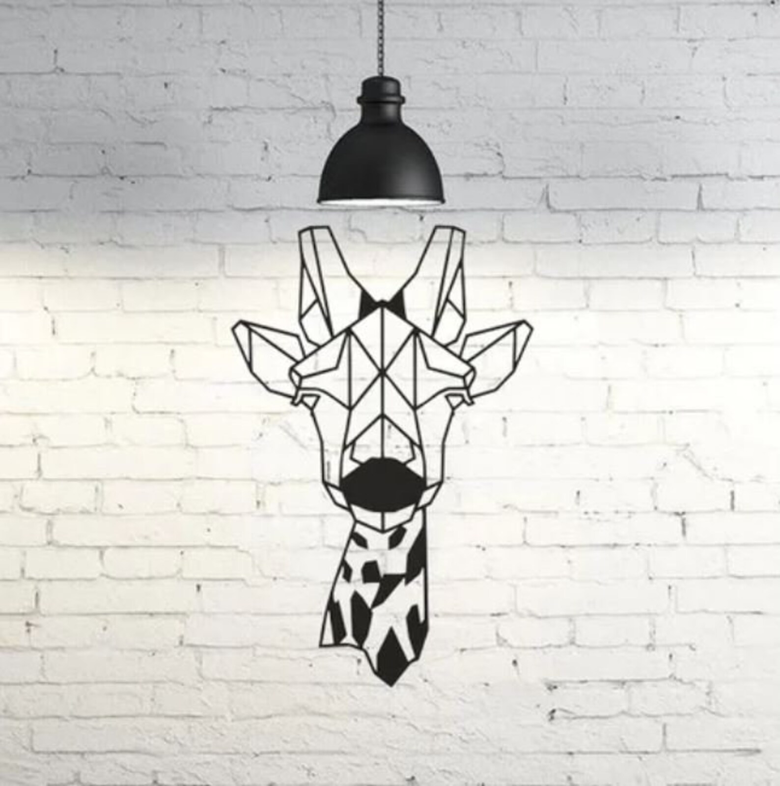 Geometric Polygonal Animal Wall Art Decor Etsy