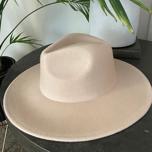 Sombrero fedora de ala ancha mujeres-sombrero fedora ajustable sombrero fedora de señoras sombrero fedora de fieltro sombrero de hombre sombrero fedora de lana sombrero fedora marrón imagen 8