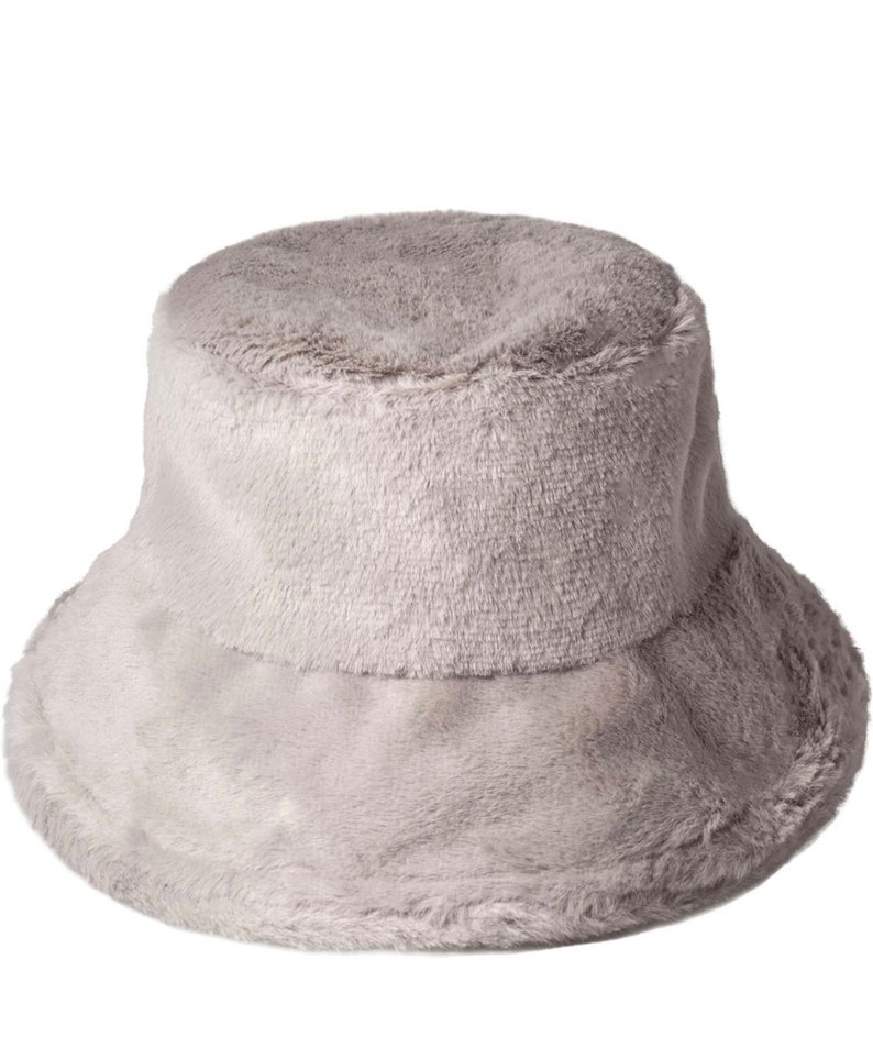 Womens Winter Bucket Hat-teddy Style Bucket Hat Faux Fur Bucket Hat ...