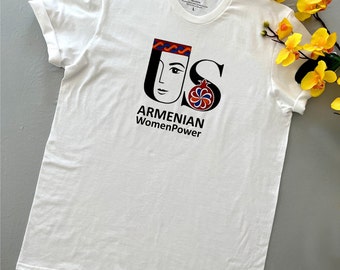 USArmenian Women Power T-shirt, Logo Shirt, Armenian Gift