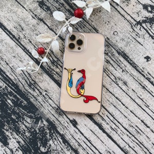 Armenian Bird Letter iPhone Case, Armenian Initial Case, Trchnatar, Armenian Alphabet. Personalized Gift