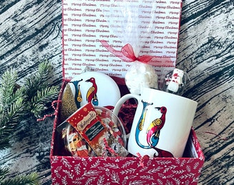 Christmas Gift Box, Armenian Gift, Trchnatar, Armenian Alphabet. Personalized Gift, Armenian Mug, 2022