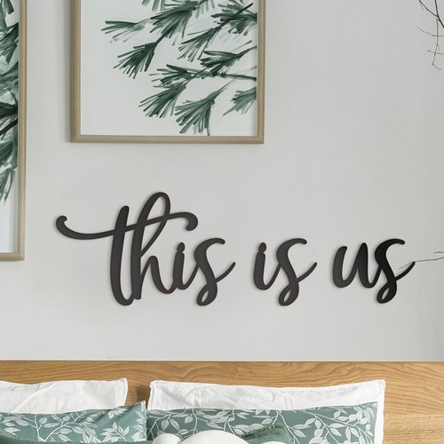 This is Us Wooden Wall Decor Wall Hanging Living Room Etsy
