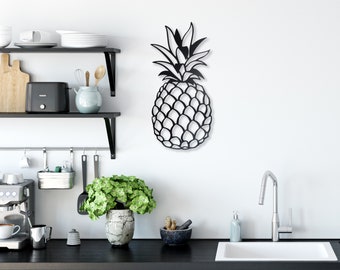 Pineapple Bathroom Decor Etsy