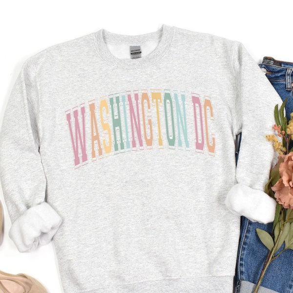 Washington DC Sweatshirt, Washington DC Shirt, Youth State Sweatshirt, Washington Sweatshirt, Washington DC Shirt, Youth Washington Shirt