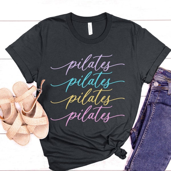 Pilates Shirt, Pilates Workout Shirt, Pilates TShirt, Pilates Wear, Pilates Tank Tops, Pilates Outfit, Pilates Gift