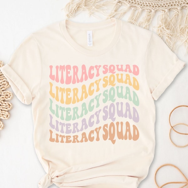 Literacy Squad Shirt, Literacy Coach Shirt, Literacy Specialist,Literacy Teacher,Literacy Teacher,Librarian Gift,Back to School Teacher Gift