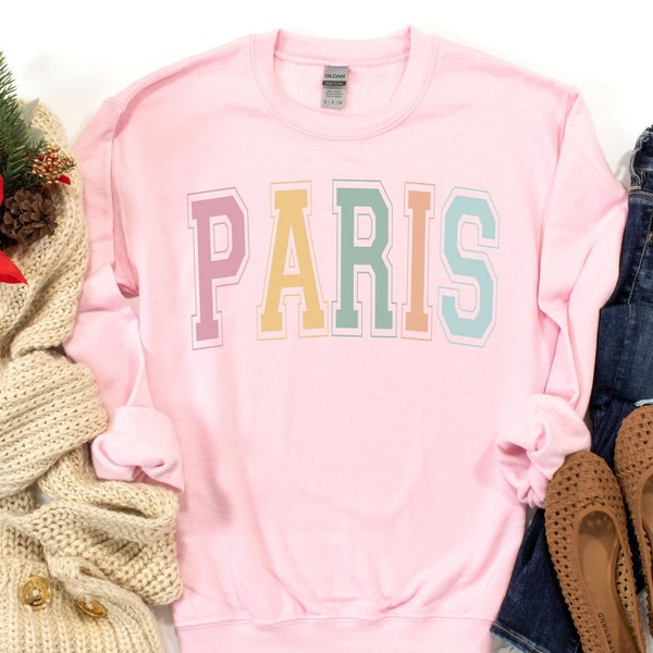 Paris Sweatshirt, Paris Vacation Shirt, Paris Travel Sweatshirt, Paris Shirt, Paris Sweater, France Pullover, France Shirt