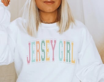 Jersey Mädchen Sweatshirt, Jersey Mädchen Pullover, Jersey Mädchen Rundhalsausschnitt, Jersey Mädchen Pullover, Jersey Mädchen Shirt, Zustand Sweatshirt