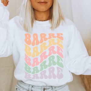 Barre sweatshirt Etsy Mexico