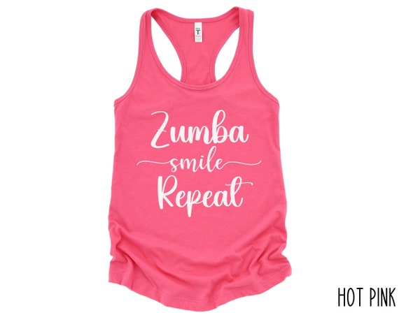 Zumba Smile Repeat Tank Top, Zumba Workout Shirt, Zumba Tshirt, Zumba Wear,  Zumba Tank Tops, Zumba Outfit, Zumba Tank, Zumba Mom Shirt 