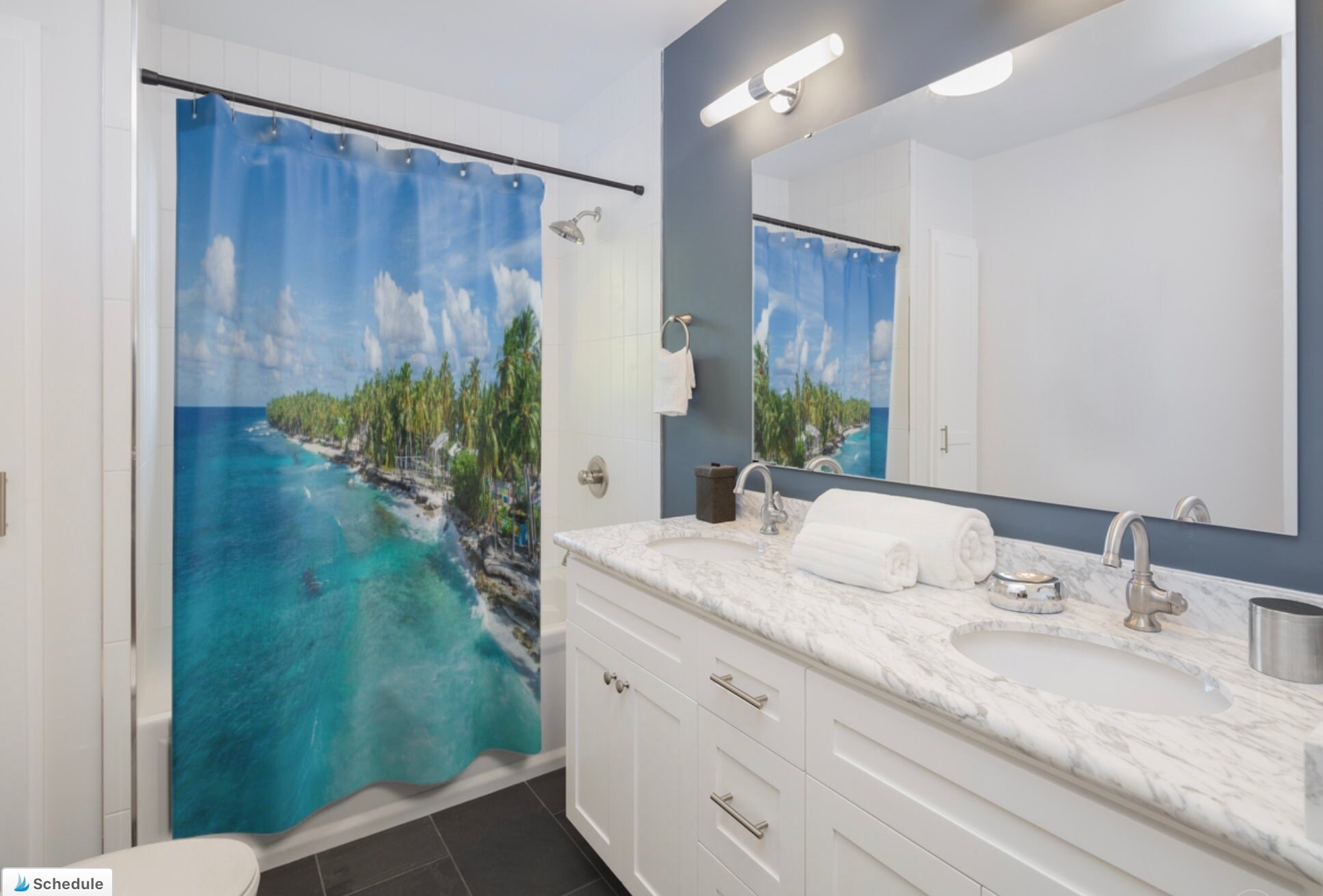 Strand Landschaft Badezimmer Dekor Housewarmingdusche | Etsy