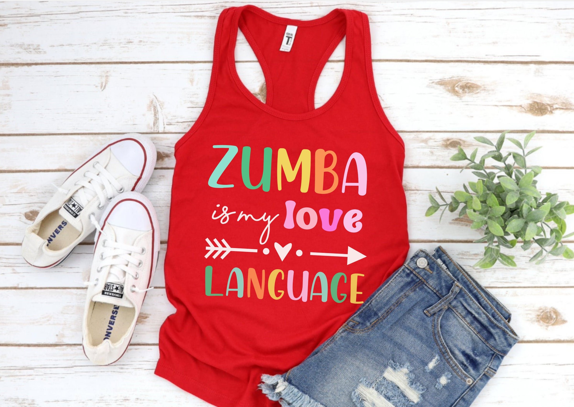 Is Love Language Tank Top Zumba Shirt Zumba - Etsy