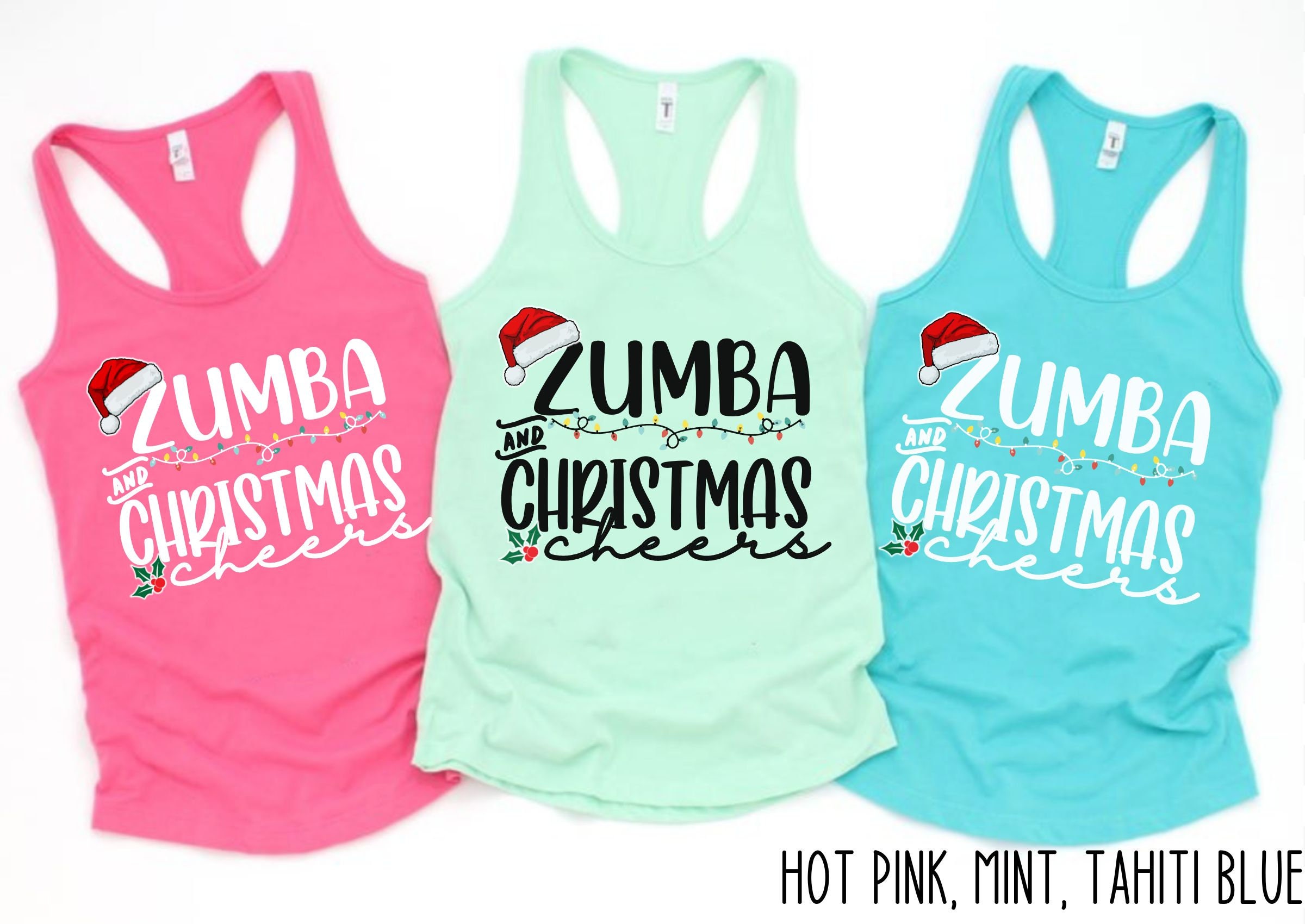 Zumba and Christmas Cheers Tank Top, Zumba Workout Shirt, Zumba Tshirt, Zumba  Wear, Zumba Tank Tops, Zumba Outfit, Zumba Shirt,zumba Teacher 
