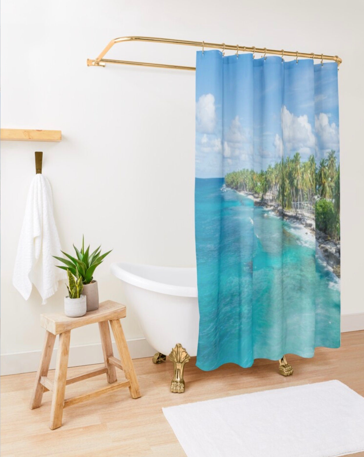 Strand Landschaft Badezimmer Dekor Housewarmingdusche | Etsy