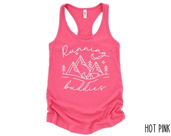 Running Buddies Tank Top, Runner Shirt, Running Tank, Running Tank Top, Runner T-Shirt, Marathon Tank Top, Half Marathon Tank Top