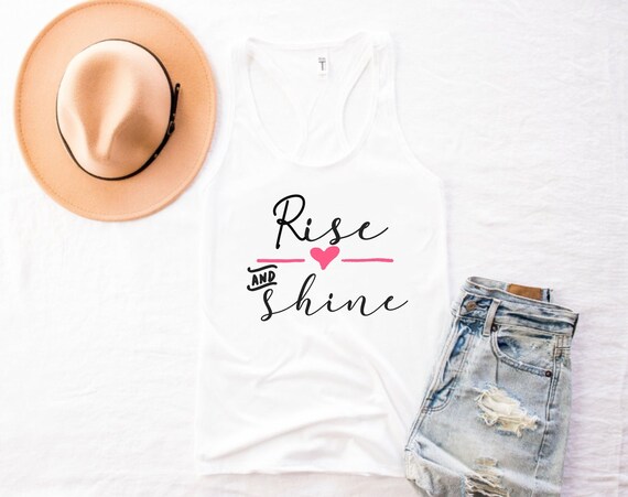Rise and Shine Racerback Tank Top Spin Class Shirt Indoor Cycling Tank Spin Class Tank Friends Gym Tank Gym Instructor Gift Fitness Tee Etsy Espana