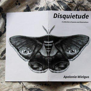 Broszura Dark Poetry | Poetic Delights | Artistic Chapbook | Self-Published Zine | Kolekcja ilustrowana