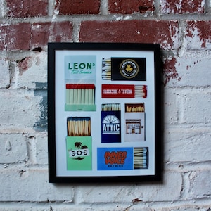 Decatur Matchbook Print Atlanta Art Print