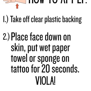 Child Safety ID Temporary Tattoo – Emergency Contact tattoos, If Lost tattoos, Disneyland, Disney World, Medical Alert tattoos image 7