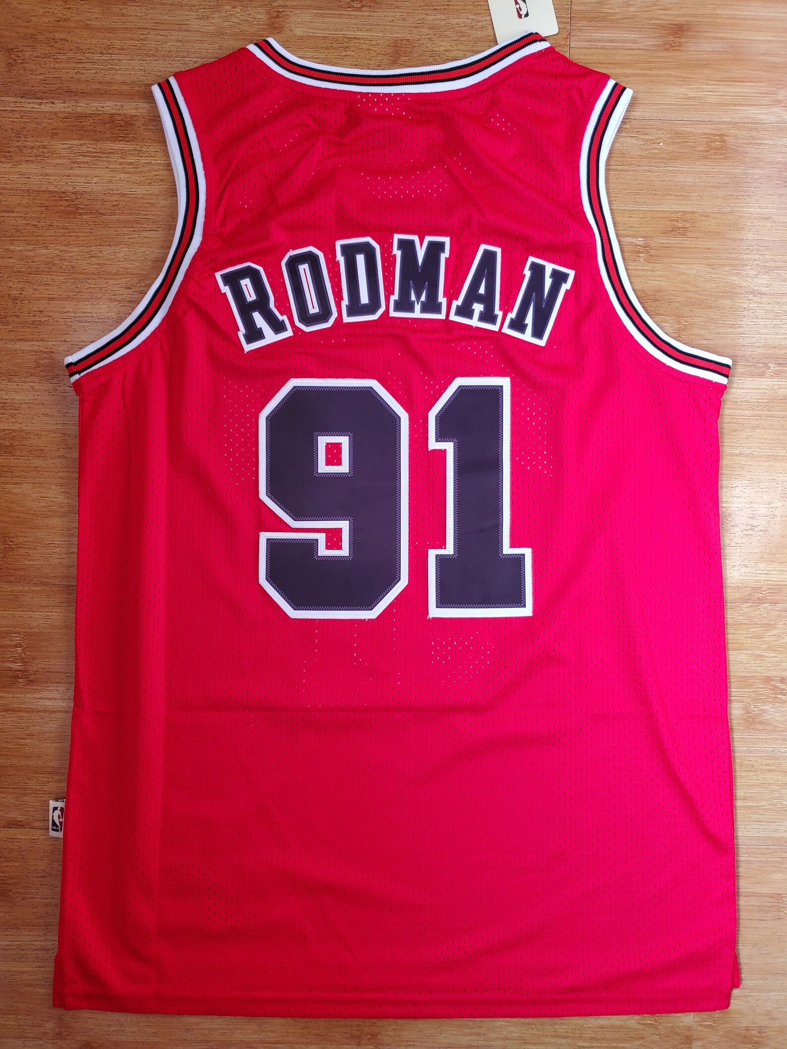 Men's Throwback Jersey Bulls 91 Dennis Rodman Jersey Etsy
