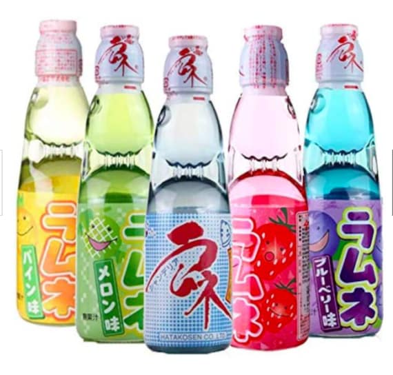 Ramune Japanese Soda Variety 6 Packhata Biniri Multiple Etsy Ireland