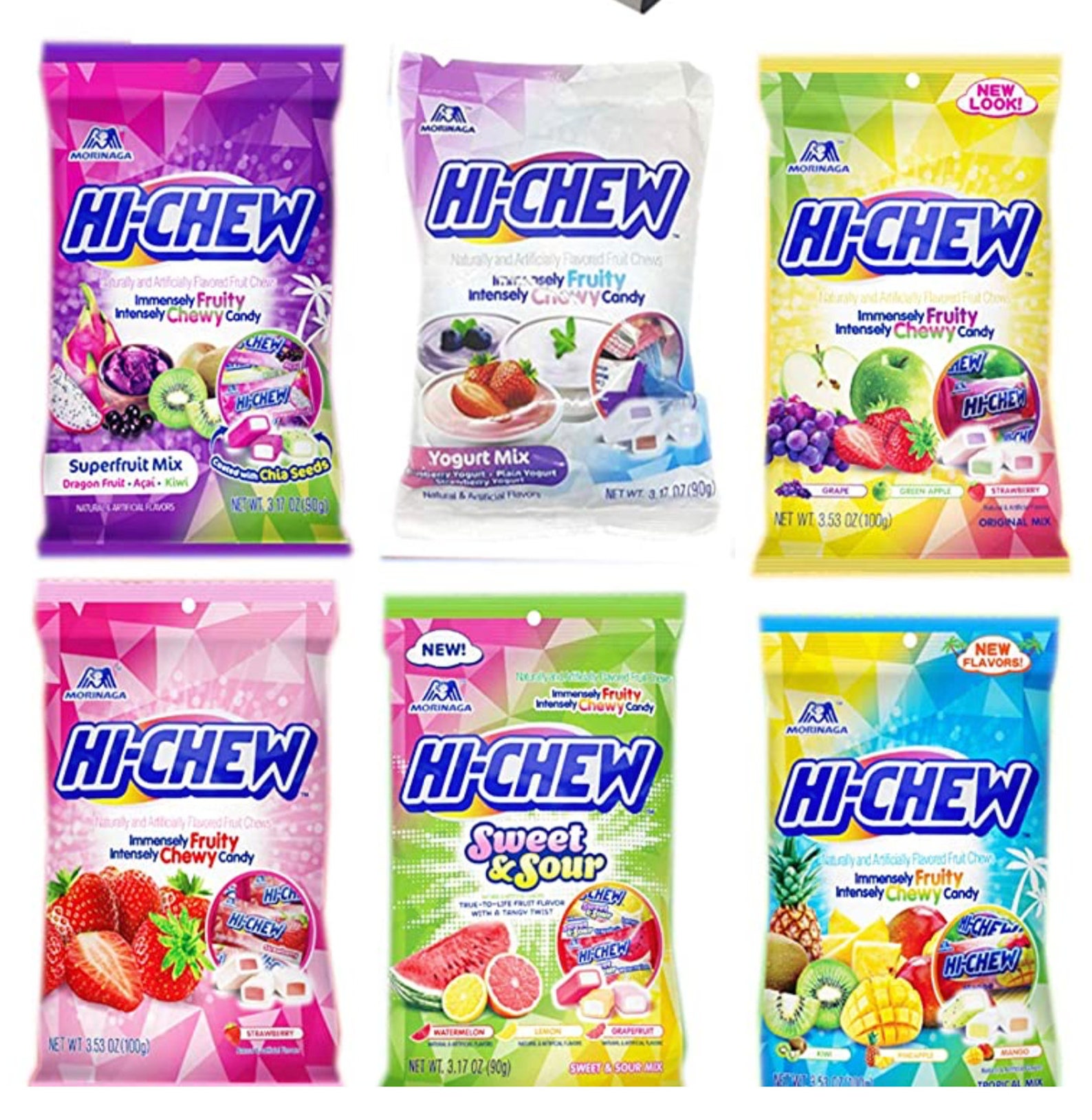 HiChew Bag Morinaga Fruit Chew Japanese Soft Chewy Candy Etsy