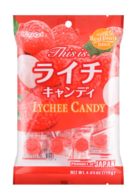 Kasugai Japanese Lychee Hard Candy Japan 4.05 Oz . Free Shipping