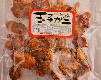 Essfertige gebackene japanische Minikrabbe mit Fischei-Snack - Oakabe Tamago Kani 1,4 oz (40 g) 蟹小食