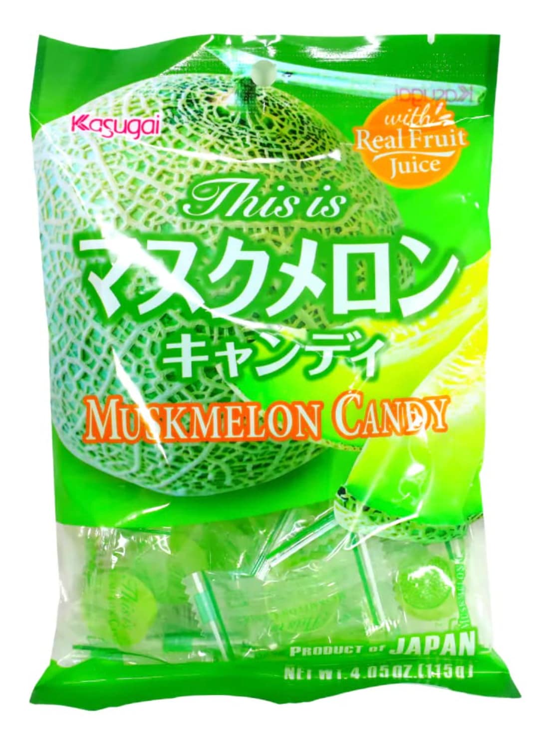 Japanese Kasugai Musk Melon Candy 4.05oz / 115g Free Shipping Etsy