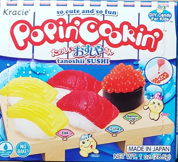 Kracie Popin' Cookin' Diy Japanese Candy Kit, Tanoshii Sushi Shop