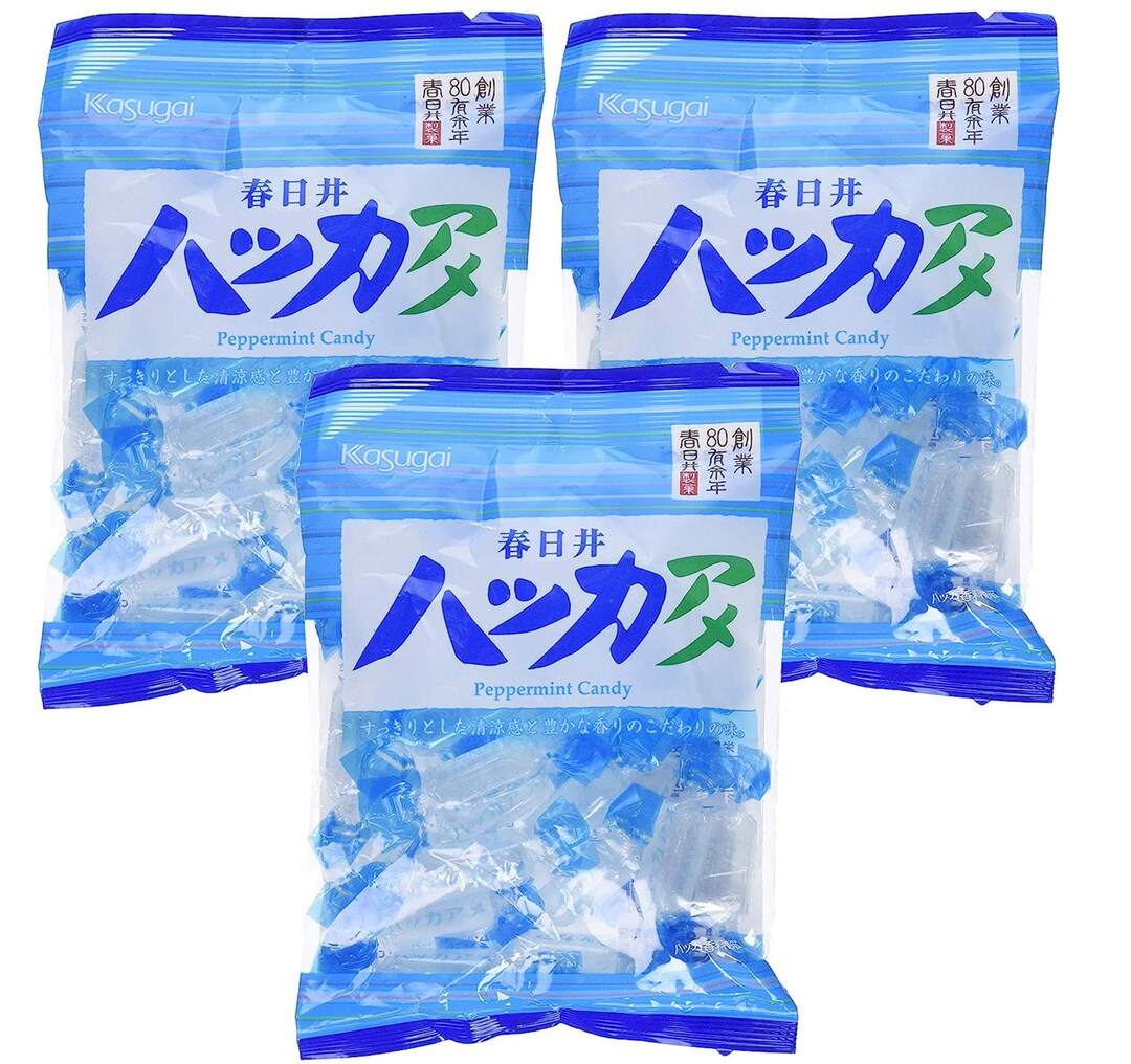 Kasugai Hakka Ame Japanese Peppermint Flavored Hard Candy 147g/pack Etsy