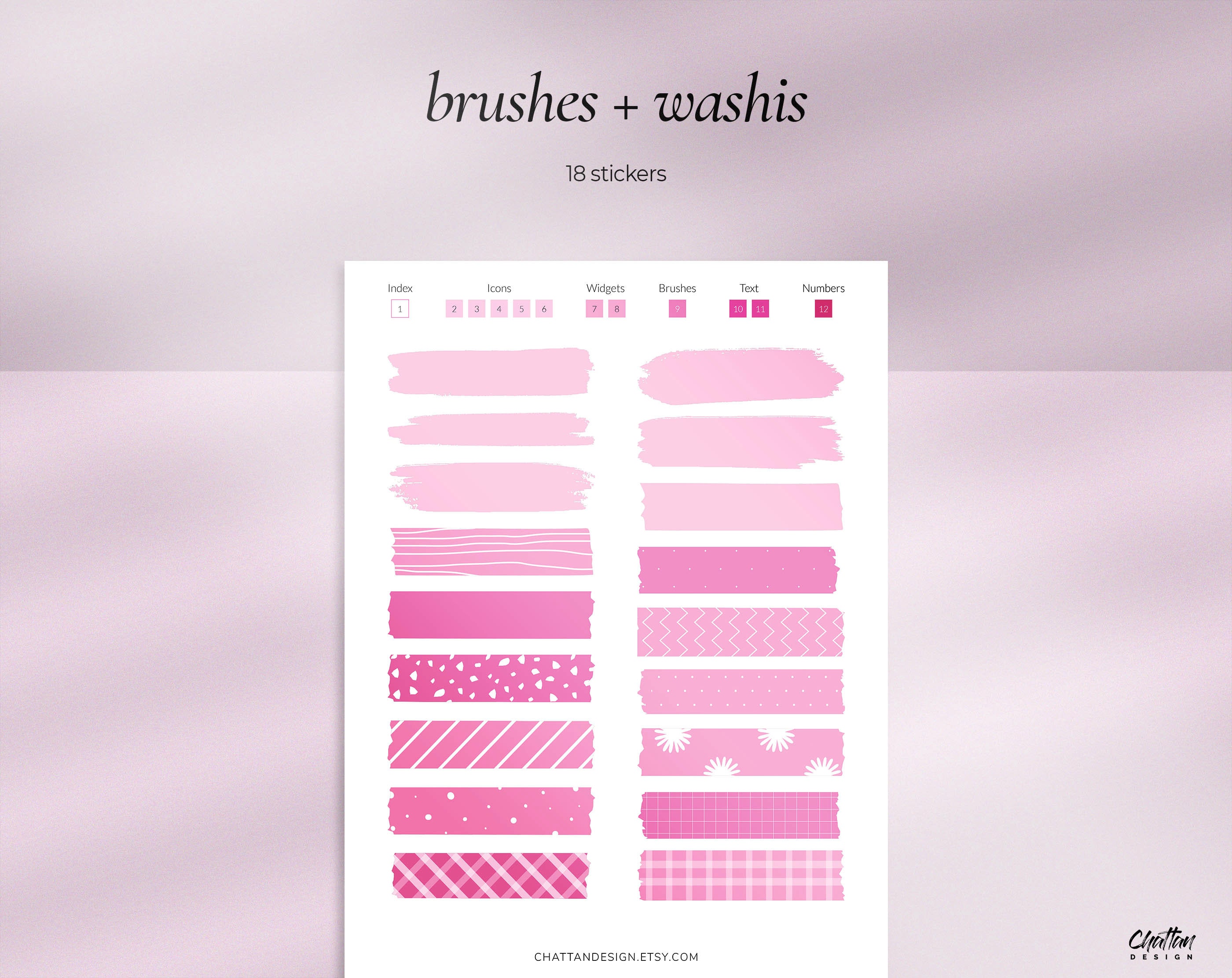 600+ Pink Themed Digital Stickers for Goodnotes + Individual PNG Files ...