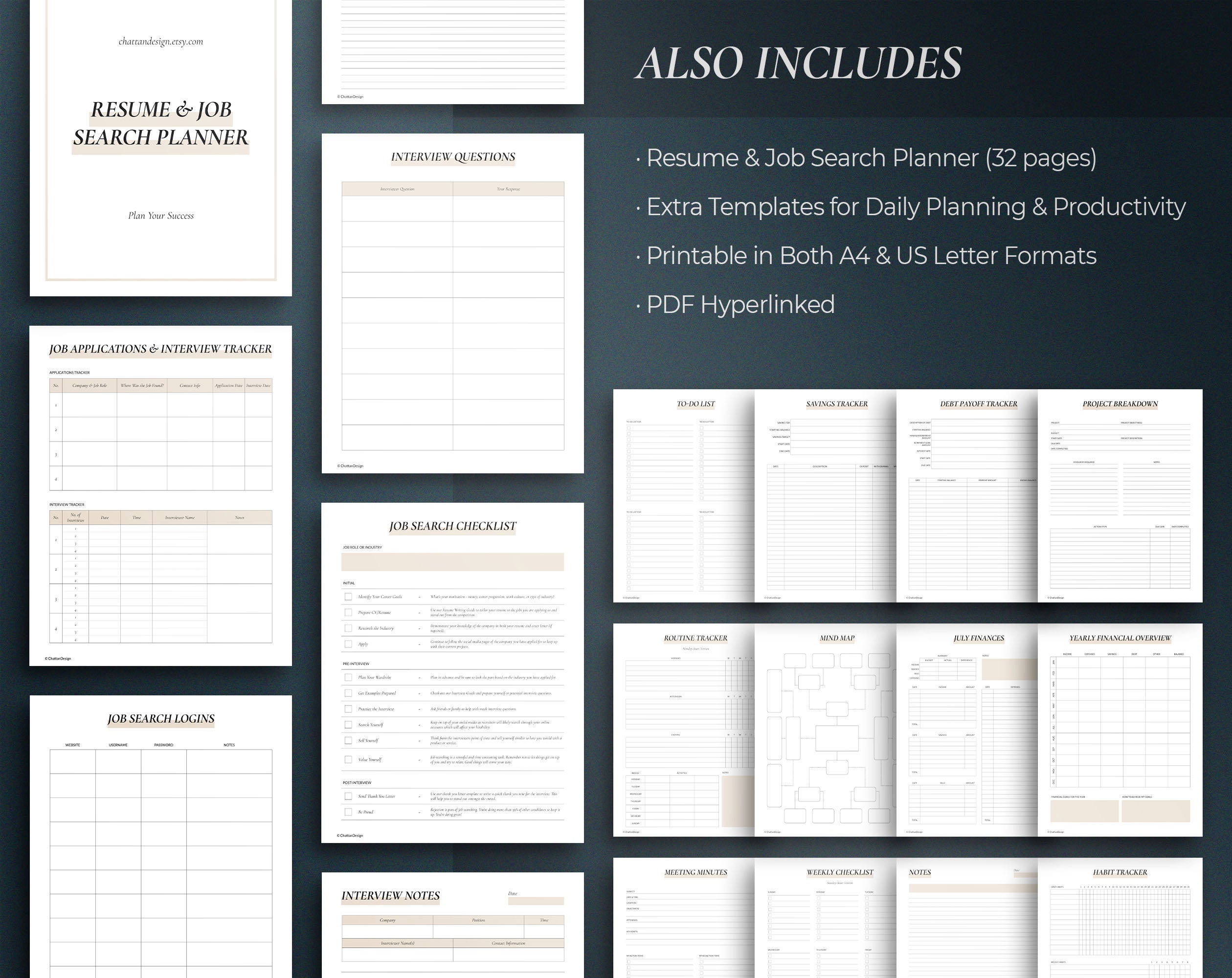 Classic ATS Optimized Resume Template Word, ATS Friendly CV Design ...