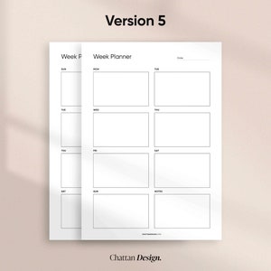 May include: A printable weekly planner with a simple design. The planner is divided into seven days of the week, with space for notes and tasks. The planner is perfect for organizing your week and keeping track of your schedule.