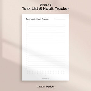 Minimalist to Do List Template, Simple Productivity Tasks Printable ...