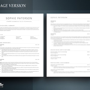 Classic ATS Optimized Resume Template Word, ATS Friendly CV Design, Basic Resume Experienced Professionals Corporate Jobs & Executive Roles image 3