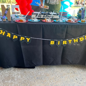 Star Wars Themed Happy Birthday Banner