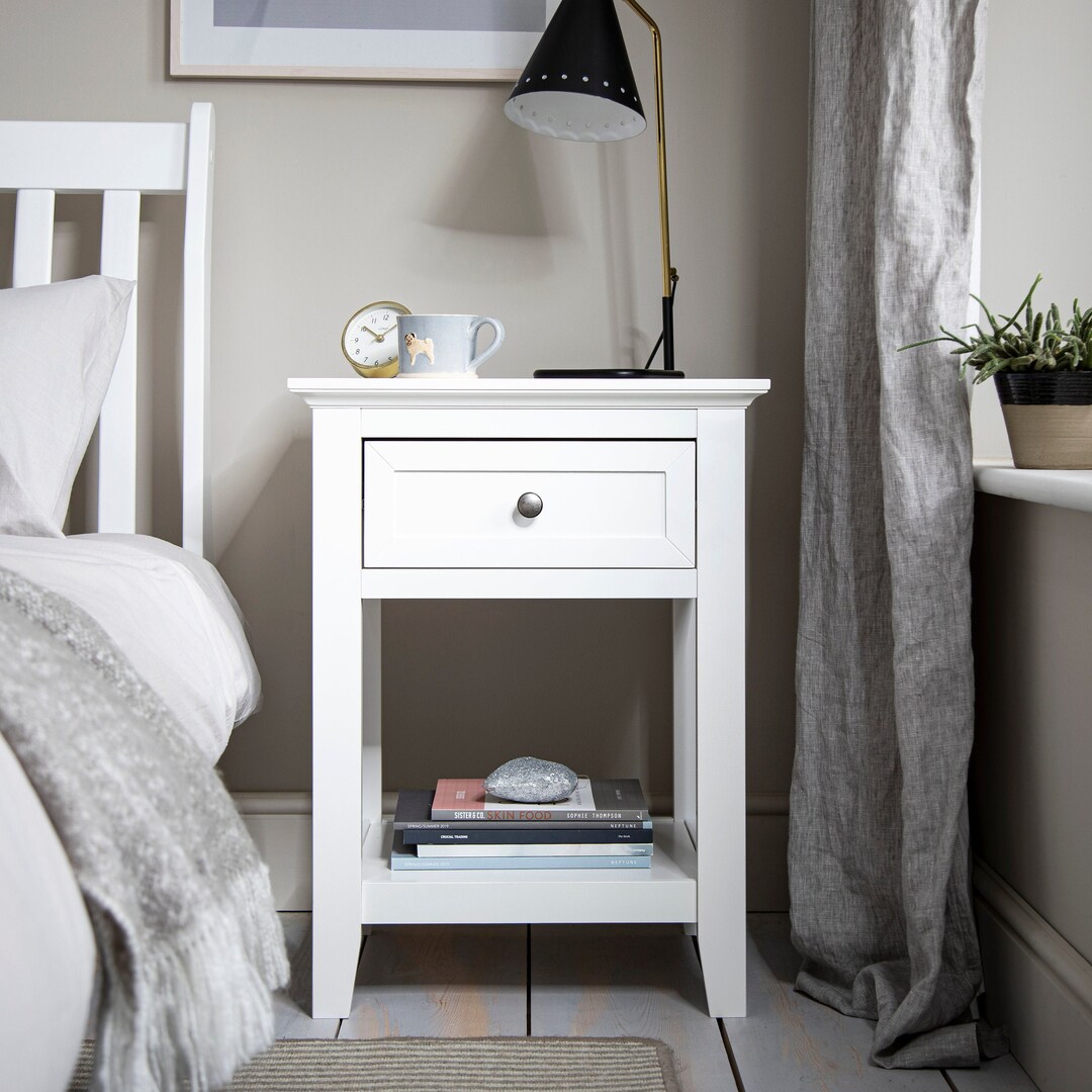 Karlstad 1 Drawer Bedside Table Etsy UK