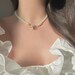 18k gold plated, handmade pearl and zirconia pink saturn necklace/choker/comes beautifully gift wrapped/handmade/sparkly/Princess/royal
