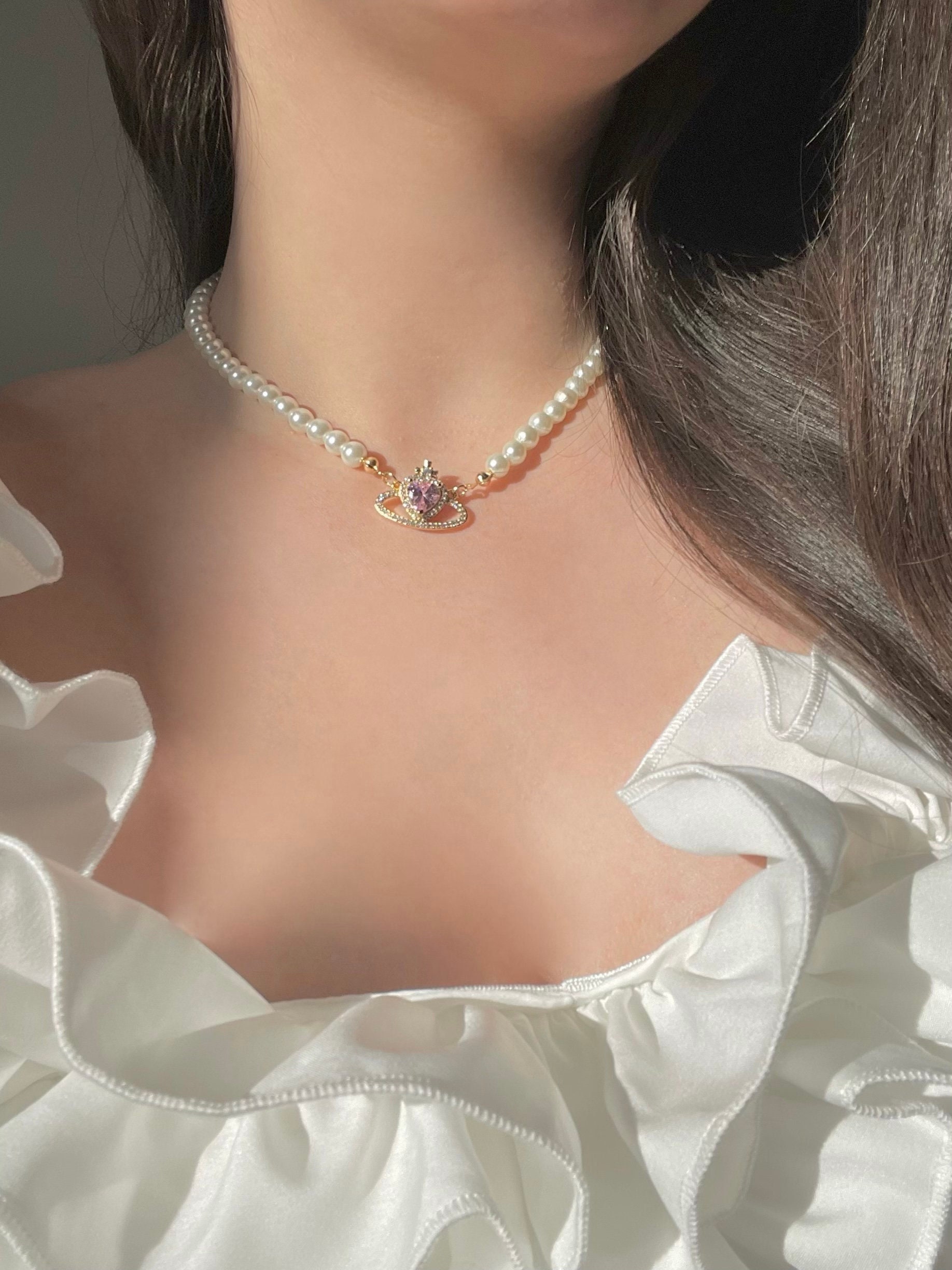 Vivienne westwood pink orb necklace - Etsy 日本 Vivienne westwood pink orb necklace - Etsy 日本