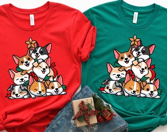 Christmas Corgi Shirt, Cute Corgi Shirt, Corgi Mom Shirt, Corgi Shirt, Woofmas Shirt, Corgi Lover Tee, Corgi Lover Gift, Funny Gift Corgi