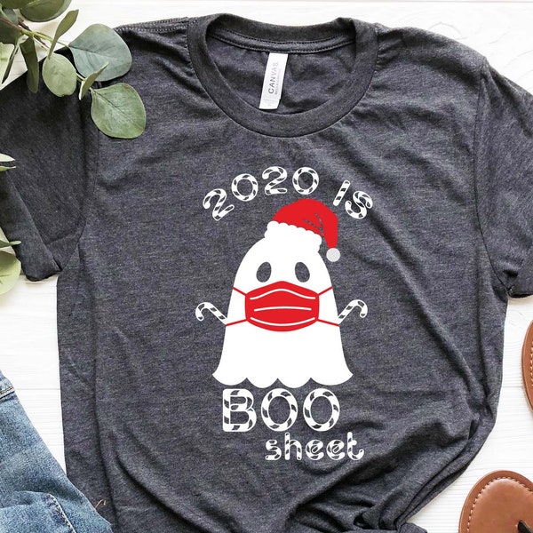 2020 is Boo Sheet Shirt | Christmas Shirt | Christmas T Shirt | Funny Christmas Shirt | Winter Shirt | Christmas 2020 Shirt