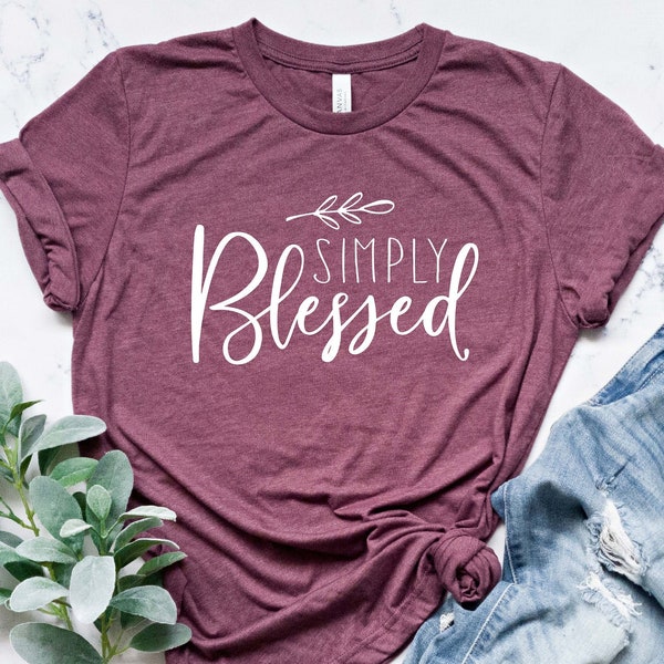 Simply Blessed Shirt  | Blessed Shirt | Thanksgiving Shirt | Fall Shirt for Woman | Pumpkin Shirt