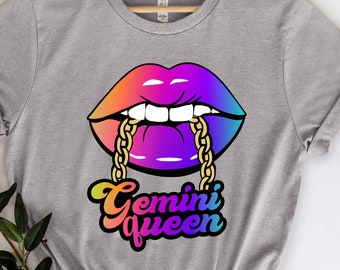 Gemini Queen Shirt, Gemini Shirt, Gemini Zodiac Shirt, Gemini Gifts, June Birthday Gift , Zodiac Gift, Gemini Birthday Shirt, July Birthday