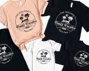 Custom Family Vacation Shirt, Personalized Family Vacation 2023 Shirt, Summer 2023 Shirt, Custom Beach Shirt, Family Matching Shirt