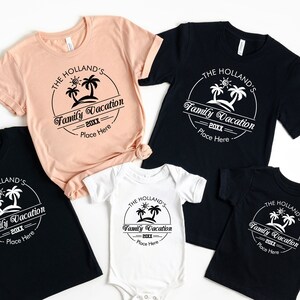 Custom Family Vacation Shirt, Personalized Family Vacation 2023 Shirt, Summer 2023 Shirt, Custom Beach Shirt, Family Matching Shirt