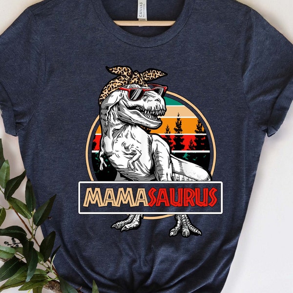 Mama Saurus Shirt, Dinosaurier Mama Shirt, lustiges Mama Shirt, Mama Leben Outfit, Muttertag Shirt, berufstätige Mama Shirt, T-Rex Shirt