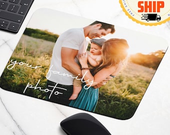 Custom Mouse Pad, Unique Keyboard Accessory, Personalized Mouse Pads, Custom Photo Mousepad, Custom Printed Mousepad, Mouse Pad for Desk