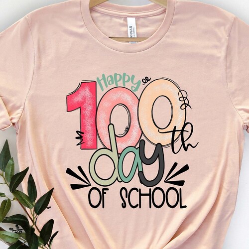 Girls 100th Day of School Shirt 100 Days T-shirt 100th | Etsy